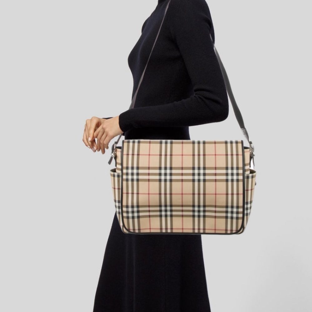 Burberry diaper bag